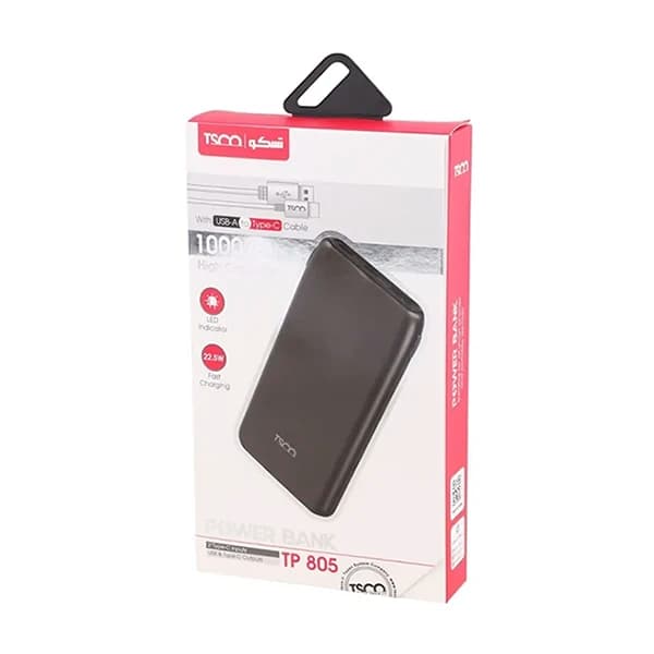 پاوربانک TP805 10000mAh تسکو (TSCO) — تصویر ۳