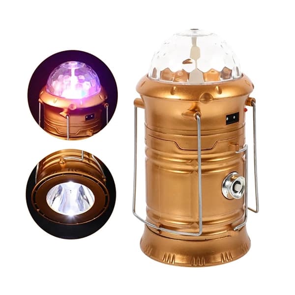 چراغ فانوسی شارژی رقص نور دار XF-5801 — تصویر ۳
