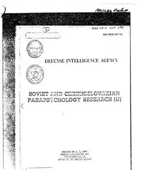 دانلود کتاب Soviet and Czechoslovakian parapsychology research (U). DST-1810S-387-75 – تحقیقات پاراپسیولوژی اتحاد جماهیر شوروی و چکسلواکی (U). DST-1810S-387-75