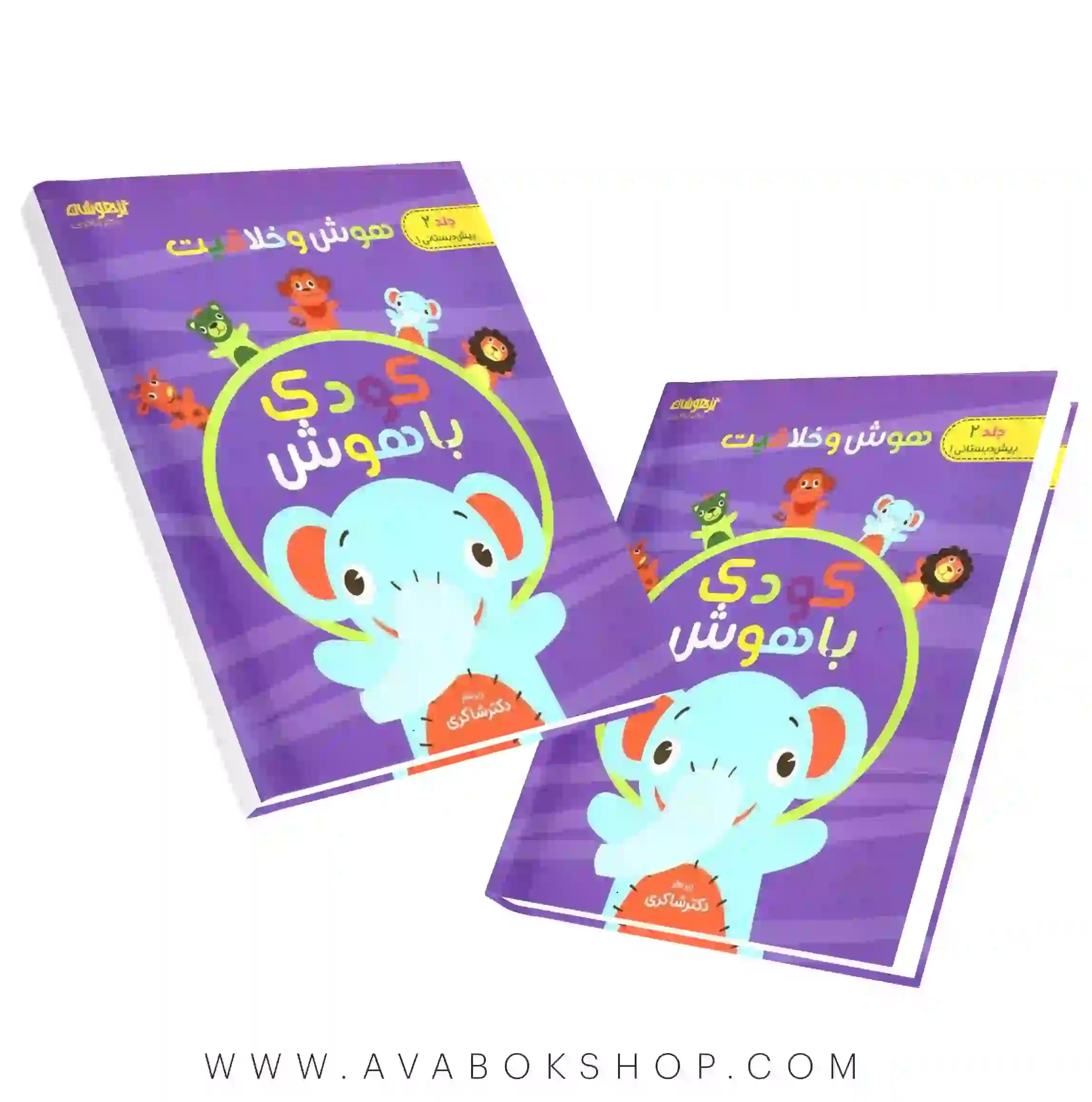 کتاب کودک باهوش جلد دوم (هوش و خلاقیت) پیش دبستانی دکتر شاکری
