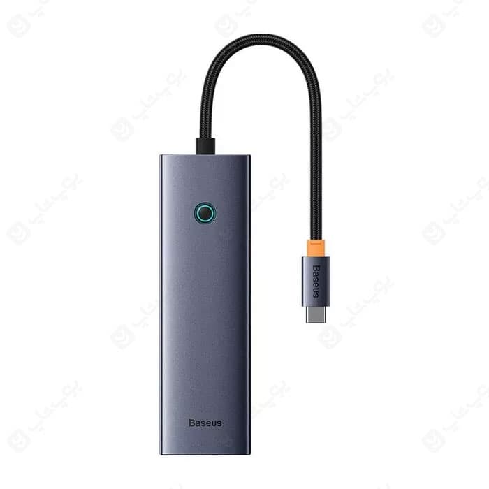 هاب 7 پورت Type-C به USB3.0 ،LAN ،Type-C ،SD ،TF و HDMI بیسوس مدل B00052805813 — تصویر ۶