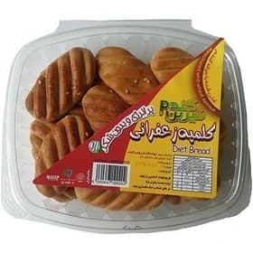 کلمپه زعفرانی بدون شکر شیرین گندم 340 گرم