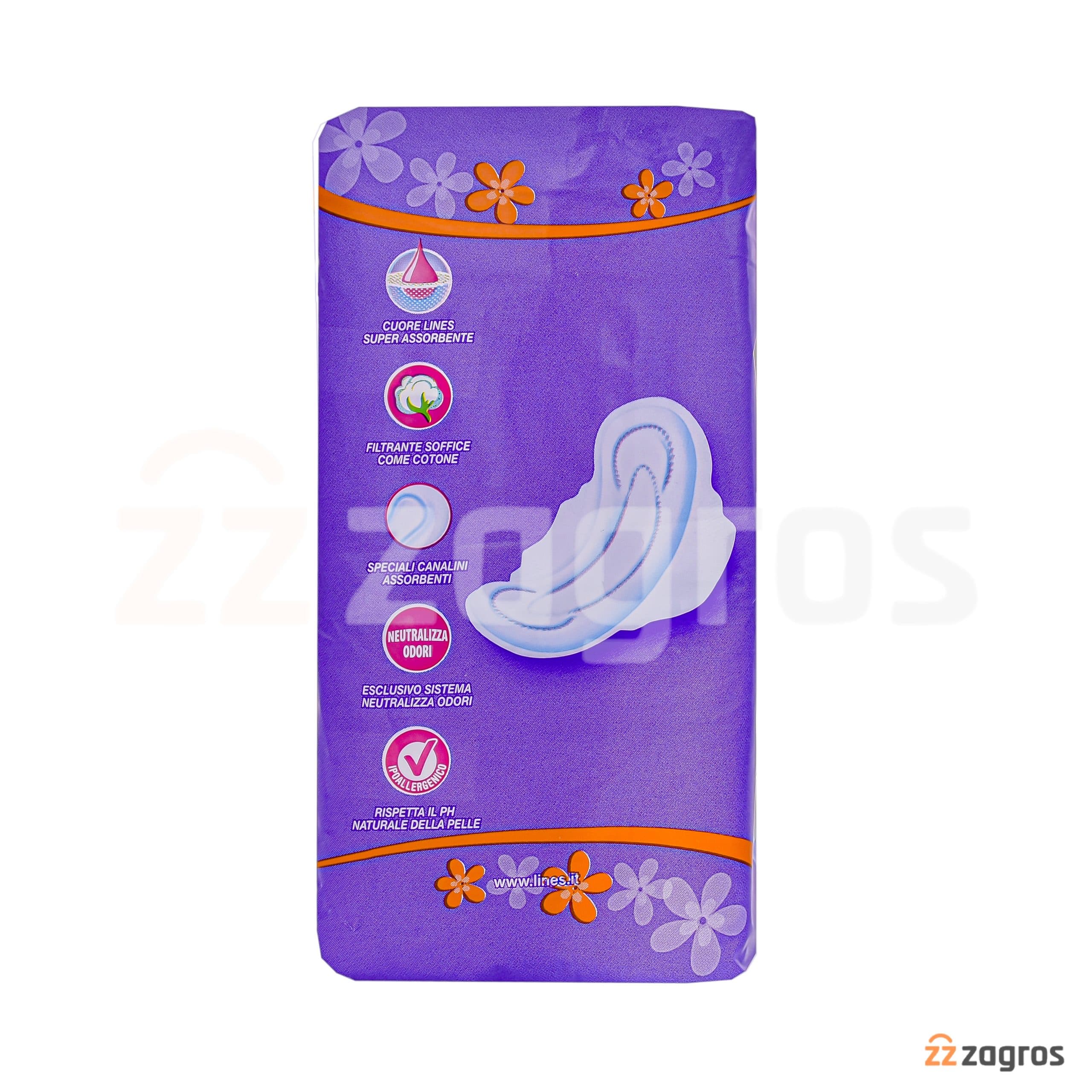 نوار بهداشتی لاینز Idea Sottile بسته 12 عددی