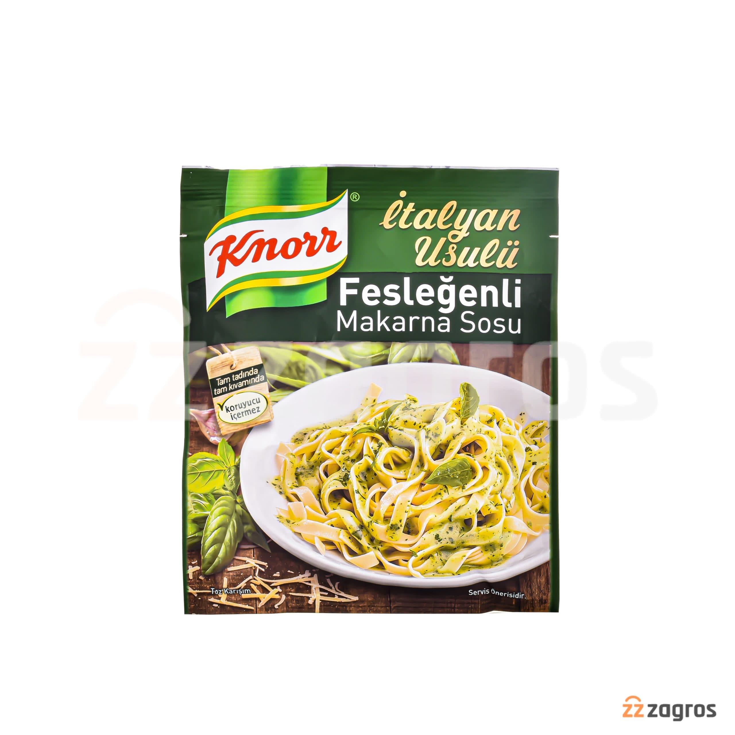 سس ماکارونی با طعم ریحان کنور 50 گرم