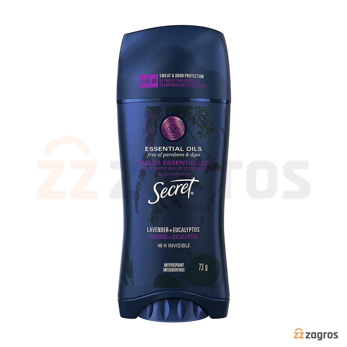 استیک ضد تعریق سکرت Essential Oils با رایحه اسطوخودوس و اکالیپتوس 73 گرم