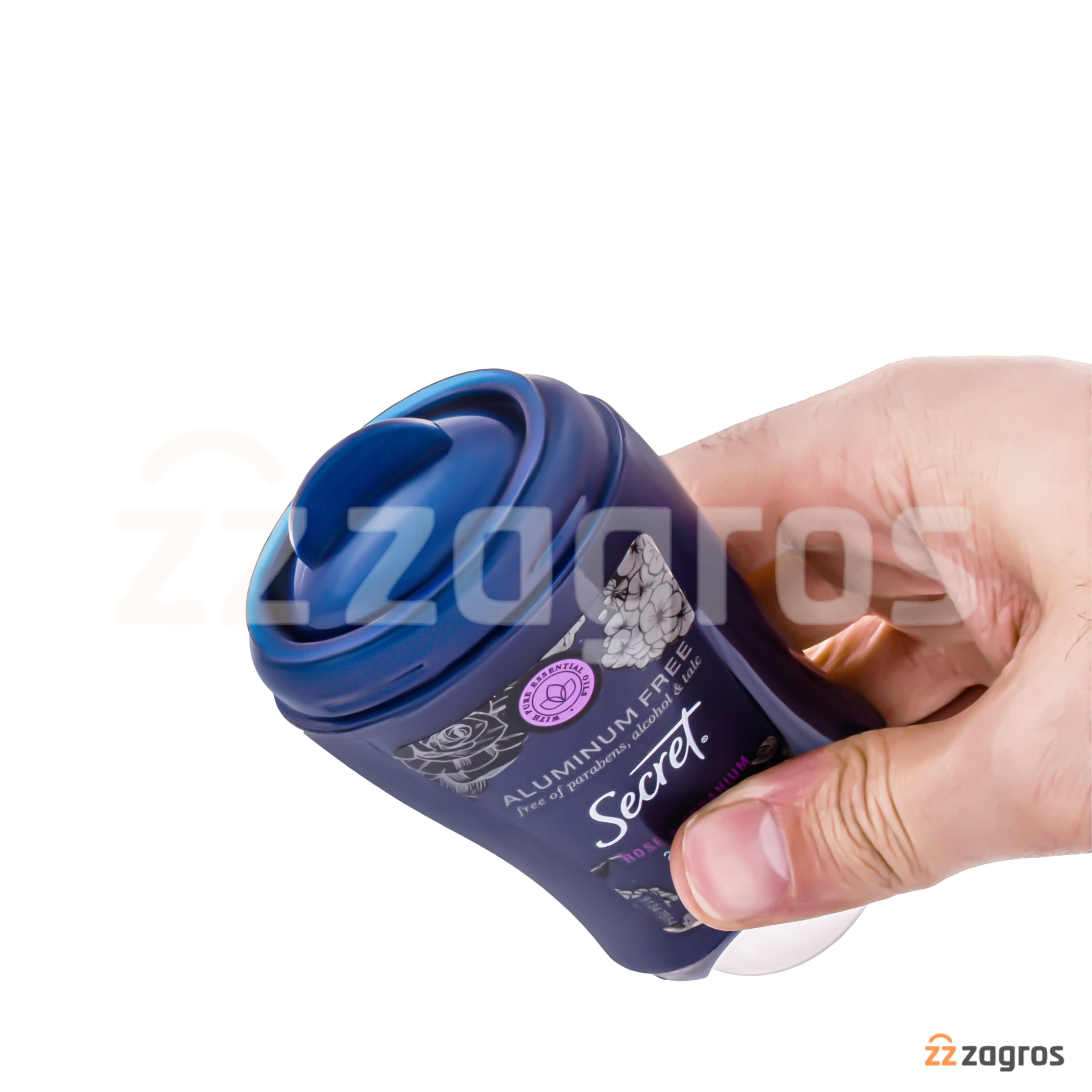 استیک دئودورانت سکرت Aluminum Free با رایحه گل شعمدانی و رز 73 گرم — تصویر ۴