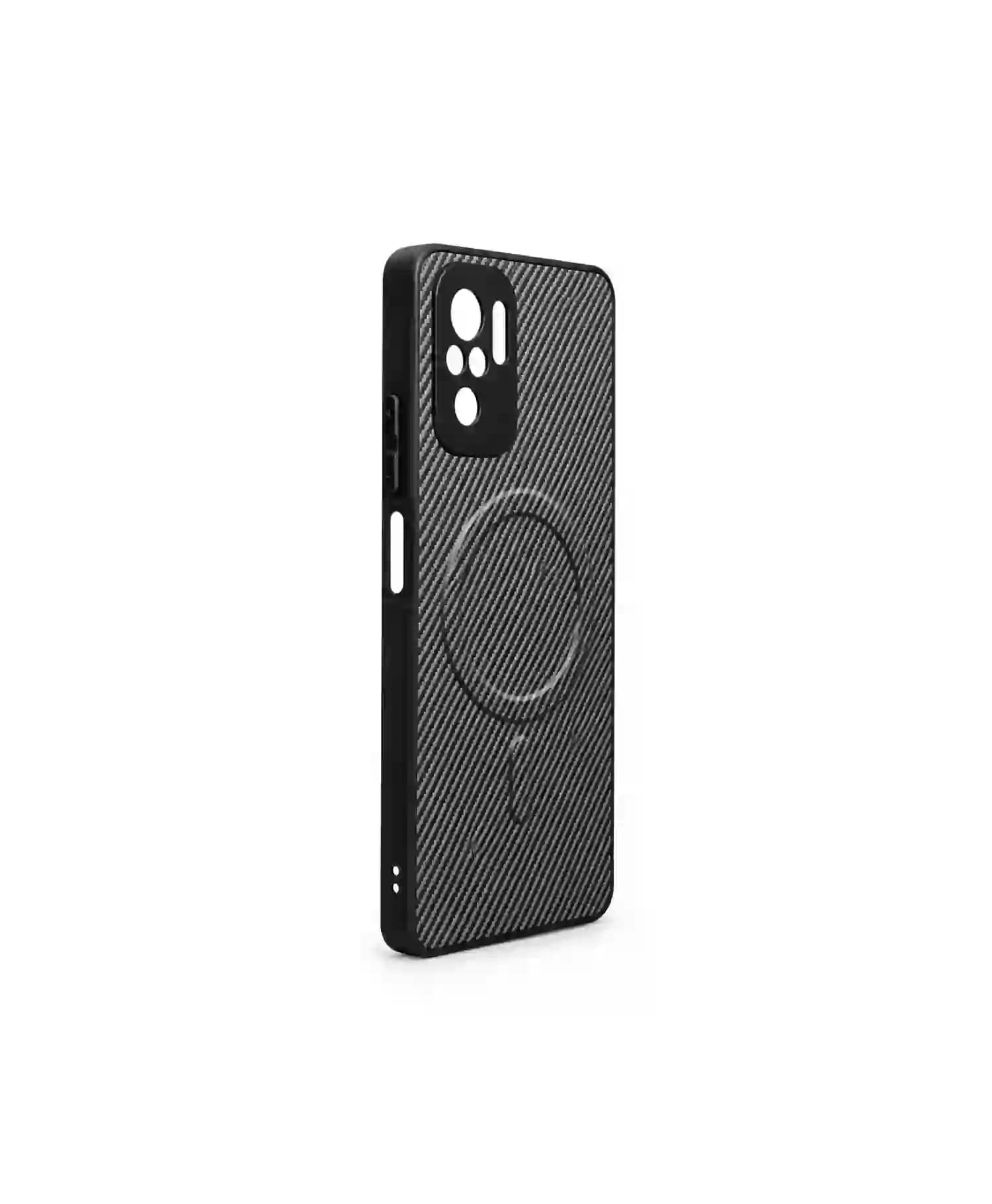 قاب کربنی مگ سیف دار محافظ لنز دار سولادا گوشی موبایل Redmi Note 10 — تصویر ۳