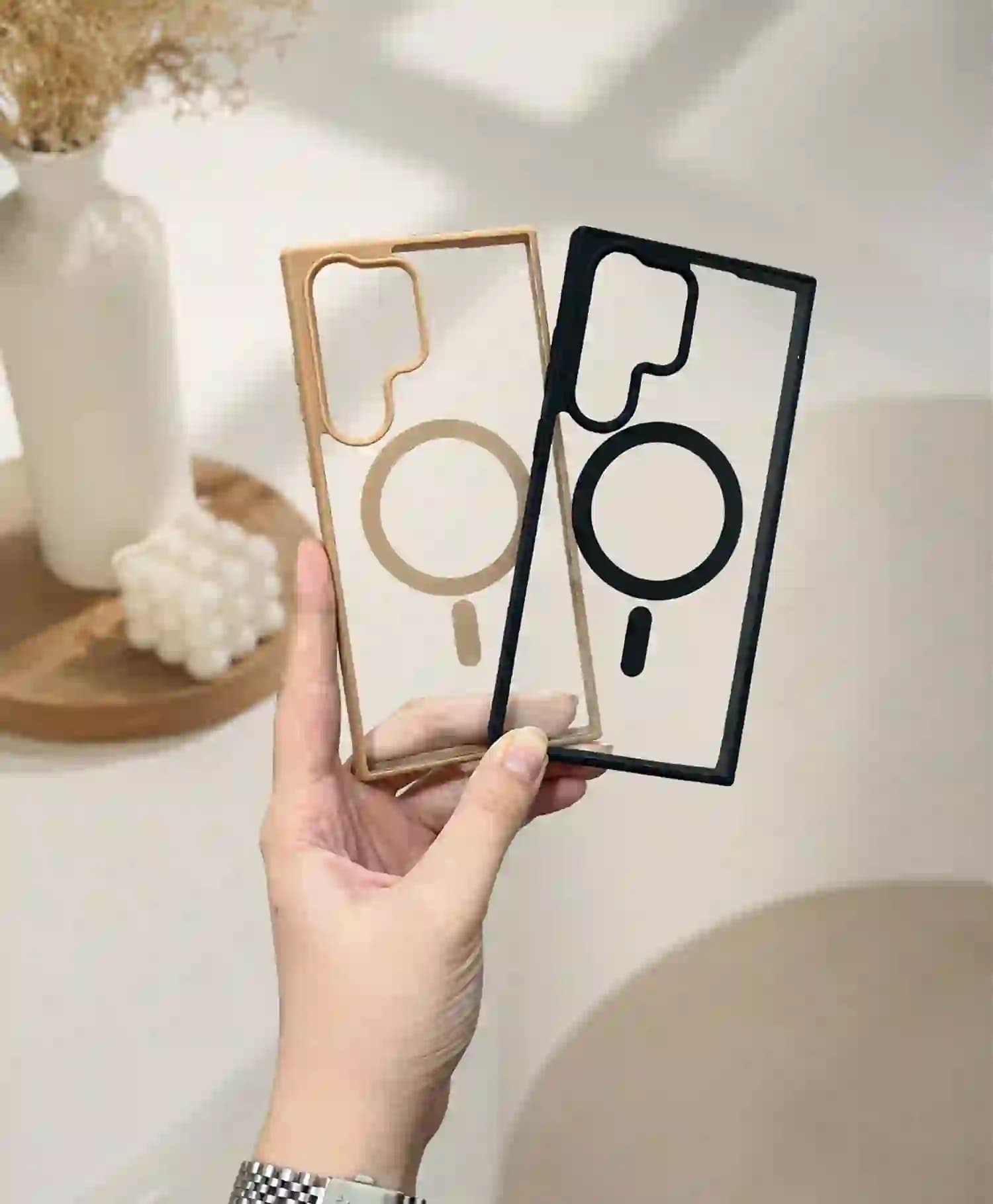 قاب ژله ای پشت شفاف مگ سیف دار اسپیگن گوشی Samsung S23 Ultra — تصویر ۵
