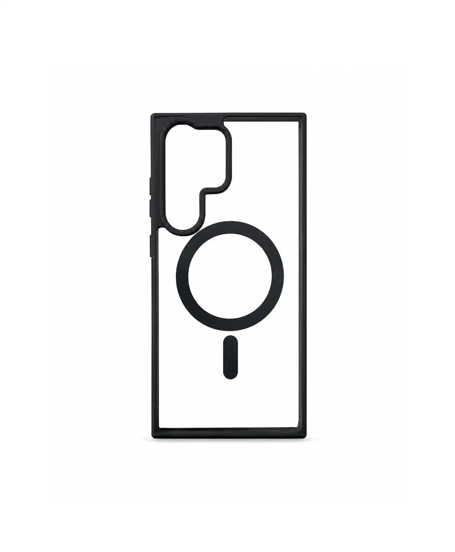 قاب ژله ای پشت شفاف مگ سیف دار اسپیگن گوشی Samsung S23 Ultra