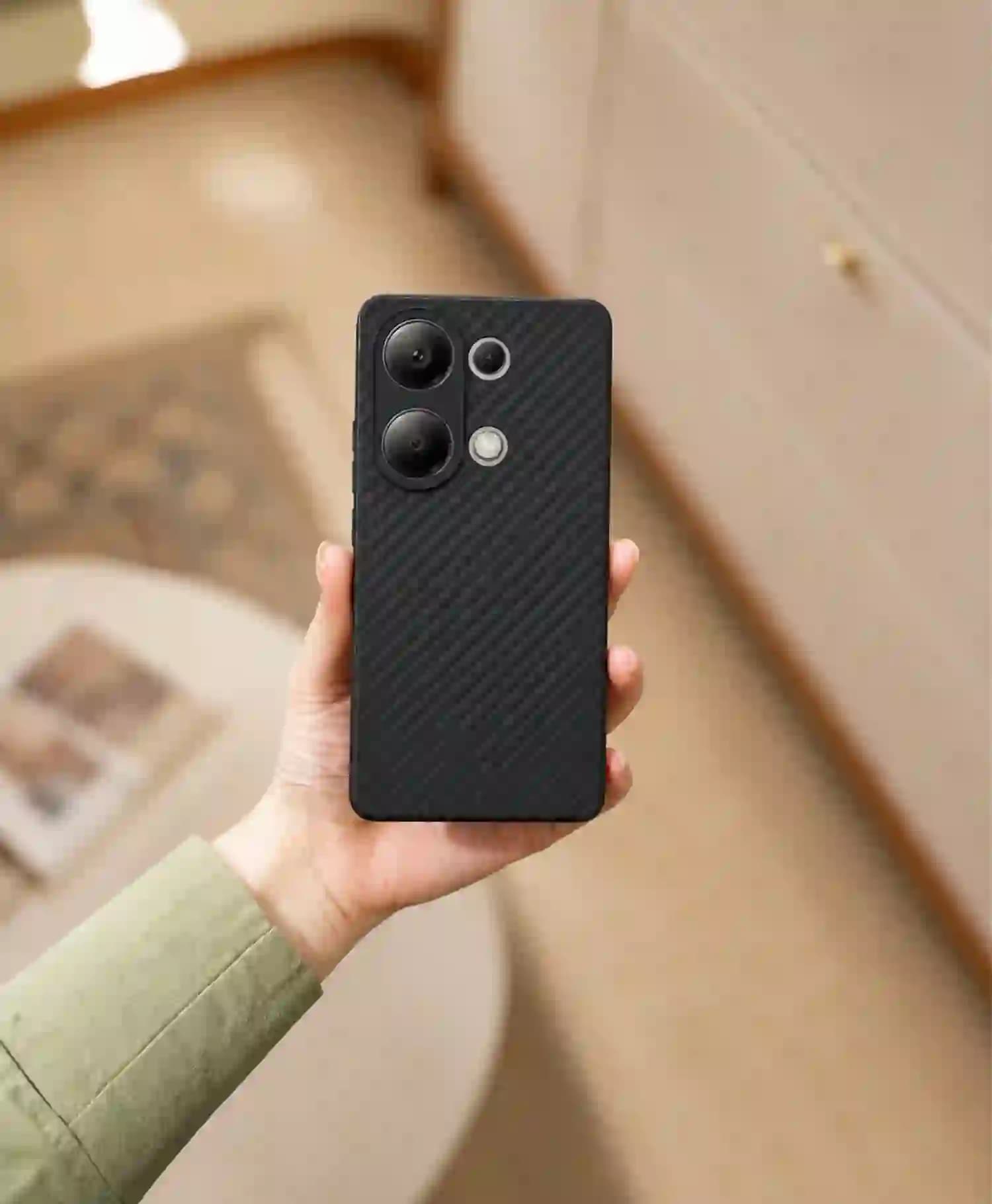 قاب ژله ای طرح کربنی گوشی موبایل Redmi Note 13 Pro — تصویر ۴