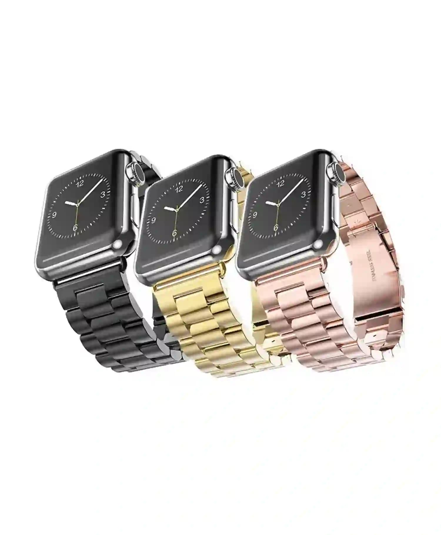 بند استیل اپل واچ 3Bead مدل Spigen سایز 38-40-41 — تصویر ۴