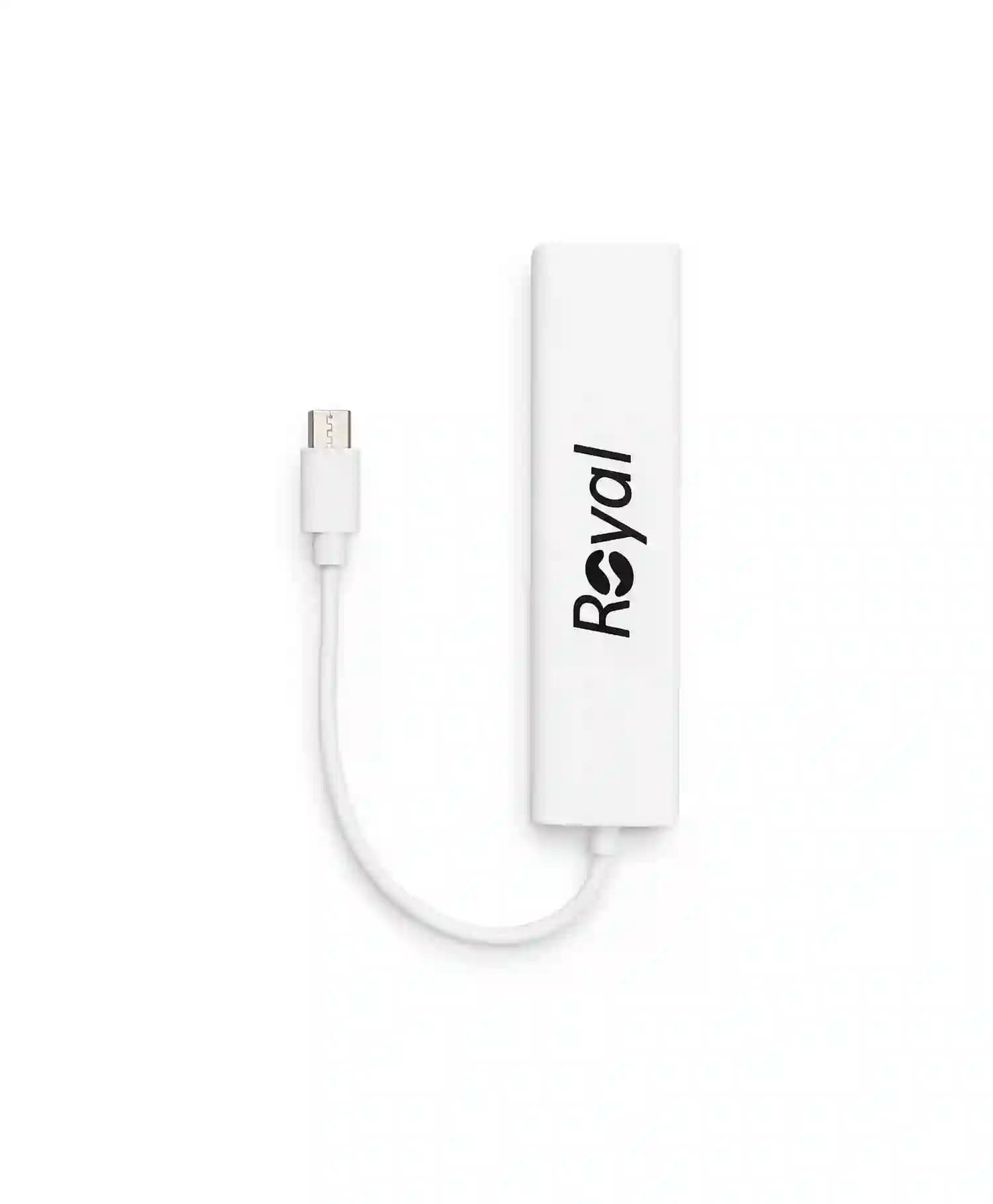 هاب 4 پورت تبدیل Type C به Usb و Lan رویال — تصویر ۵