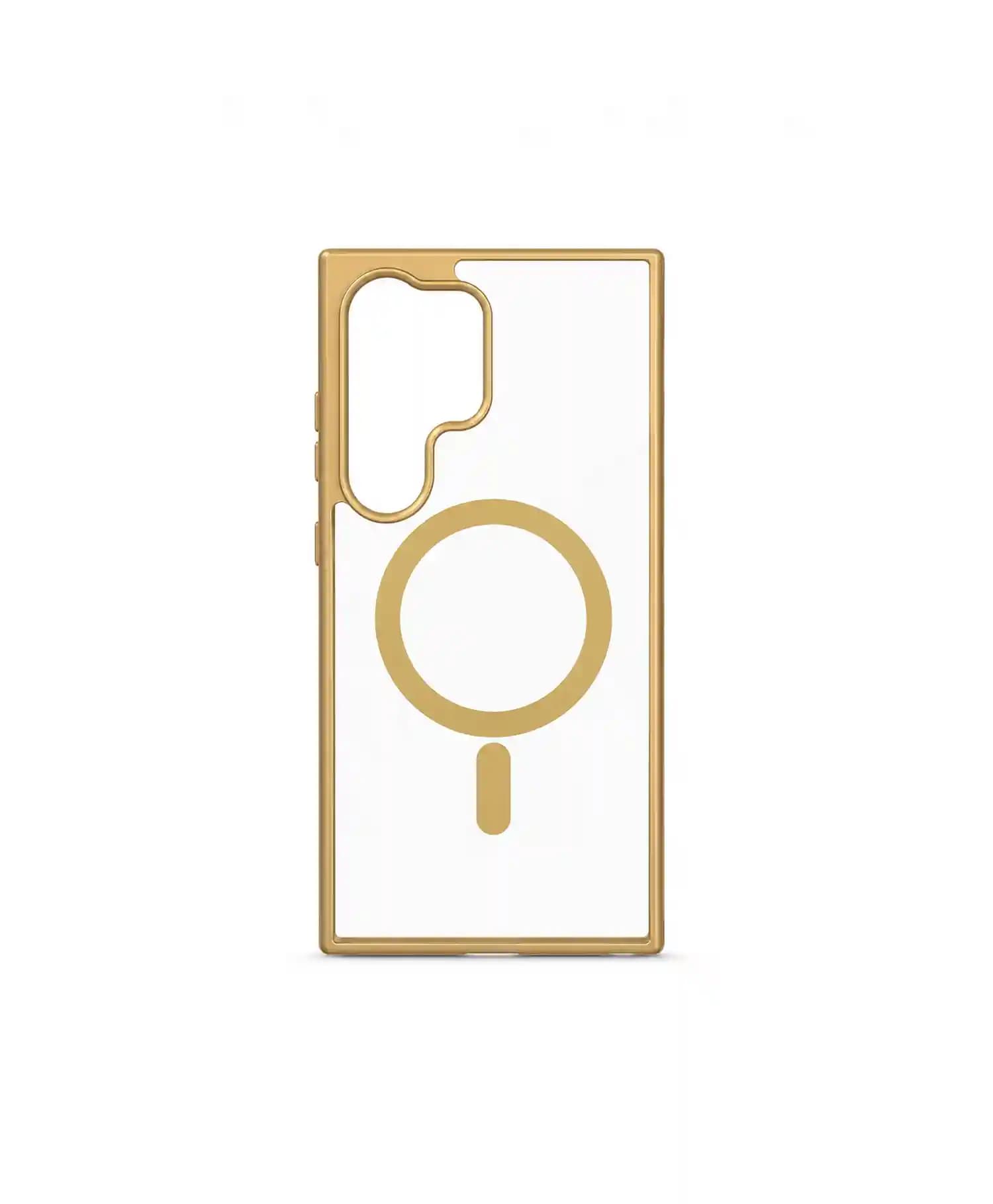 قاب ژله ای پشت شفاف مگ سیف دار اسپیگن گوشی Samsung S24 Ultra