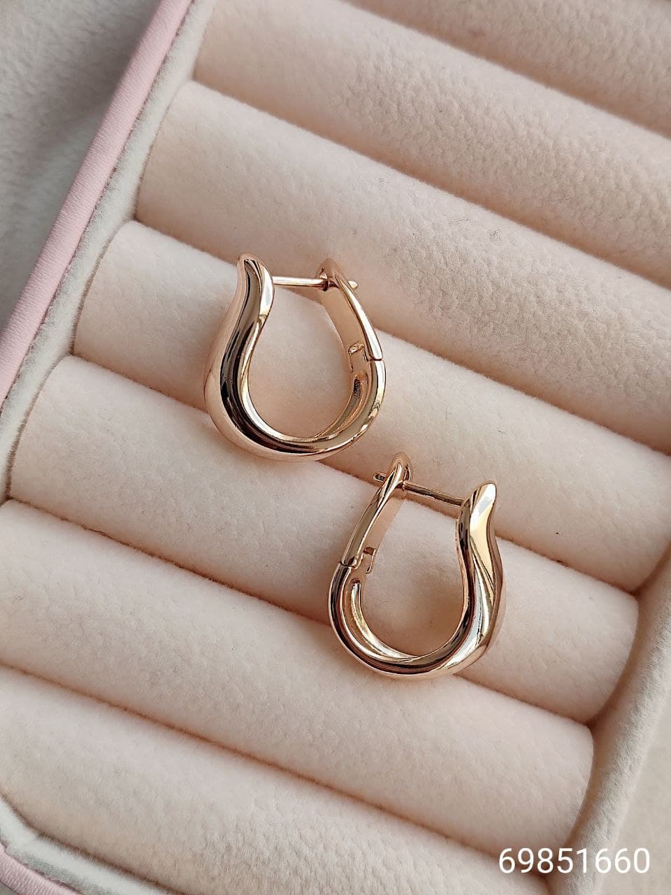 گوشواره حلقه ای کیفیت عالی مارک ژوپینگ رنگ ثابت ضدحساسیت کد 1616092