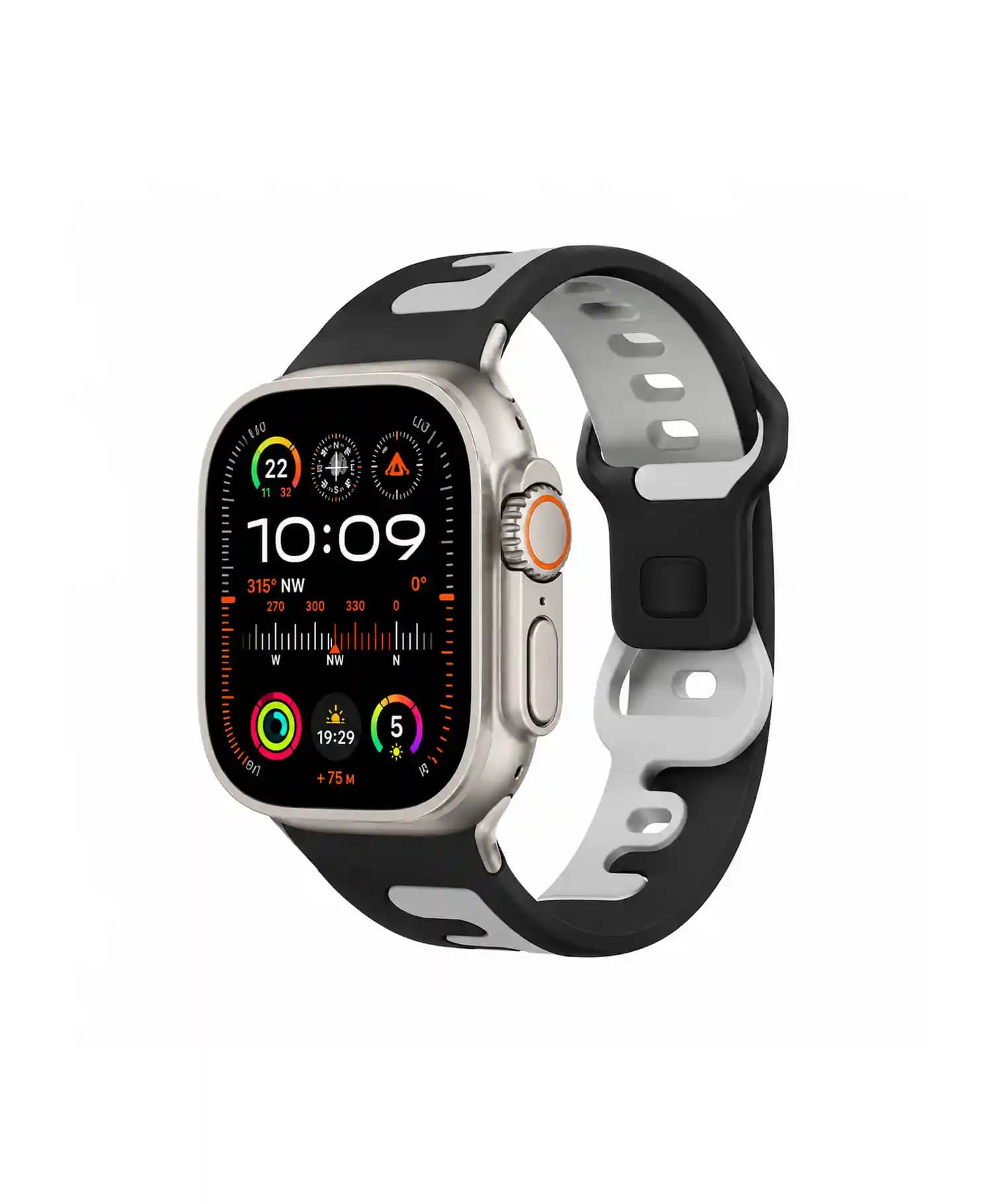 بند سیلیکونی دو رنگ اپل واچ سایز 38-40-41 مدل Spigen