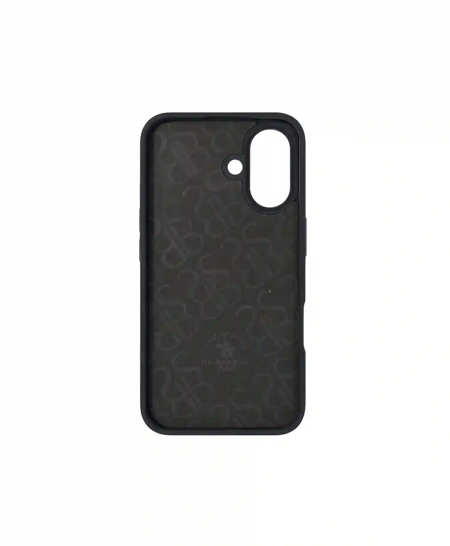 قاب پولو طرح برجسته اسب مشکی گوشی موبایل Iphone 16 — تصویر ۳