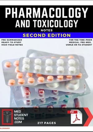 دانلود کتاب MedStudentNotes Pharmacology and Toxicology Notes