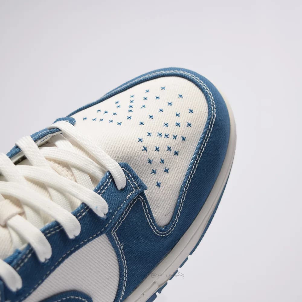کتونی Nike مدل Dunk Low Sashiko – DV0834-101 — تصویر ۴