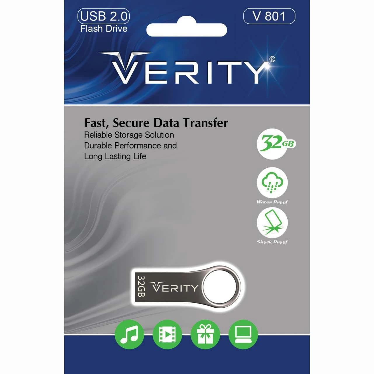 فلش مموری 32 گیگابایت وریتی Verity V801 — تصویر ۲