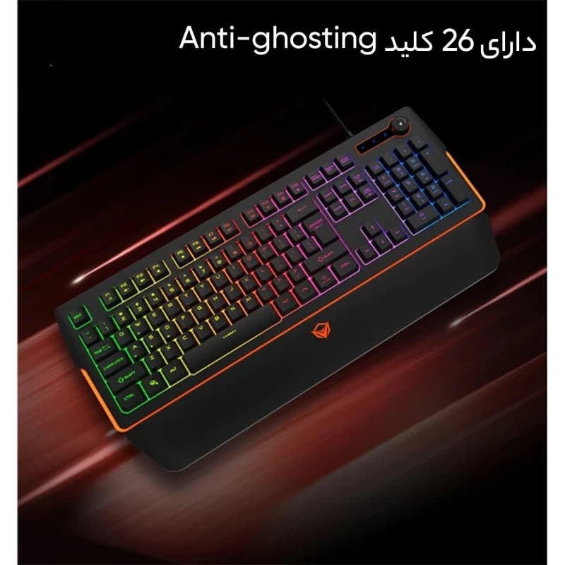 کیبورد سیمی گیمینگ میشن Meetion MT-K9520 — تصویر ۶