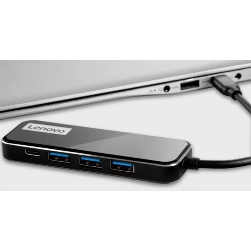 هاب 4 پورت تایپ سی لنوو Lenovo EC04 4 in 1 HUB ADAPTER 3USB 3.0 1PD — تصویر ۴