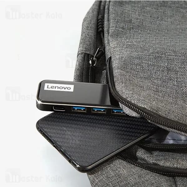 هاب 4 پورت تایپ سی لنوو Lenovo EC04 4 in 1 HUB ADAPTER 3USB 3.0 1PD — تصویر ۲