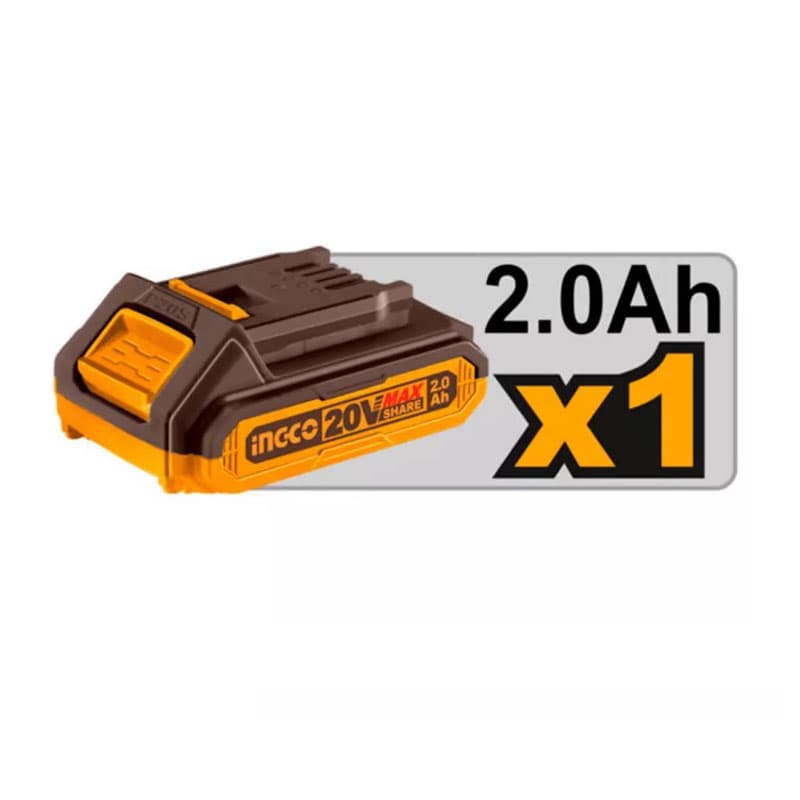 اره زنجیری شارژی براشلس 8 اینچ اینکو مدل CGSLI20851 — تصویر ۳