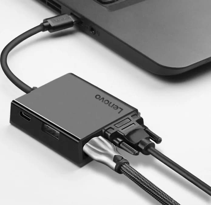 هاب 5 پورت لنوو Lenovo C130 Multifunctional Type C Hub — تصویر ۴