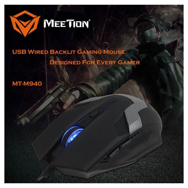 ماوس سیمی گیمینگ میشن Meetion MT-M940 — تصویر ۴