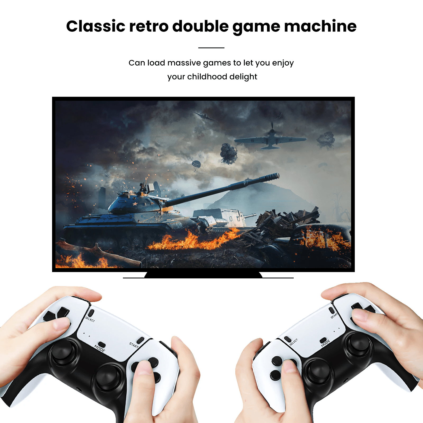 کنسول بازی Game Stick 4K Ultra HD طرح گیم پد PS5 — تصویر ۴