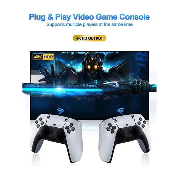 کنسول بازی Game Stick 4K Ultra HD طرح گیم پد PS5 — تصویر ۲