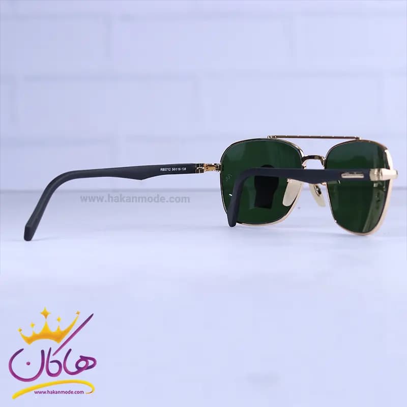 عینک آفتابی مردانه ری بن تمام فریم طلایی RB 5712/2 — تصویر ۳