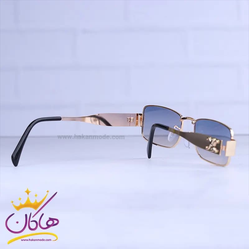 عینک آفتابی سلین زنانه فریم مستطیل فلزی 8916/3 — تصویر ۳