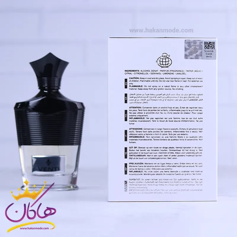 ادکلن فراگرنس مردانه ونتی مدل کرید اونتوس 100 میل — تصویر ۳