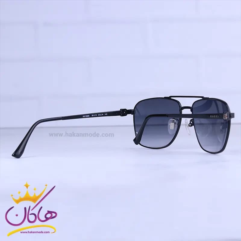 عینک آفتابی مردانه گوچی فریم فلزی خلبانی GG1359/4 — تصویر ۳