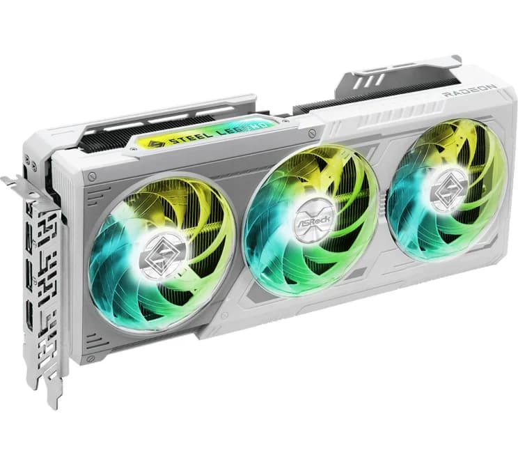 کارت گرافیک ای ام دی مدل RX 9060 XT Steel Legend حافظه ۱۶ گیگابایت — تصویر ۹