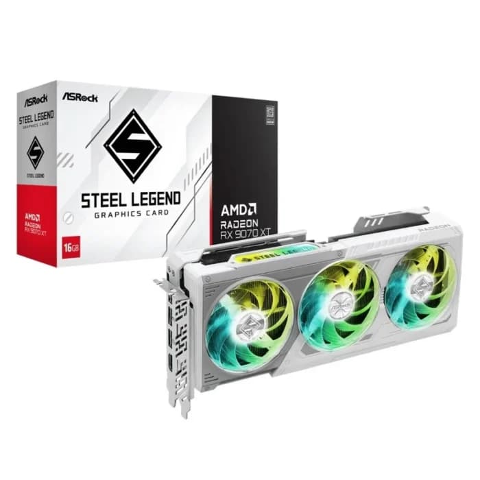 کارت گرافیک ای ام دی مدل RX 9060 XT Steel Legend حافظه ۱۶ گیگابایت — تصویر ۶