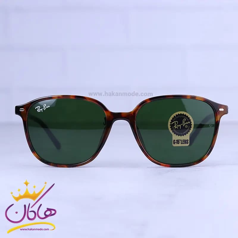 عینک آفتابی ری بن فریم هاوانا شیشه سبز RB 2193/6