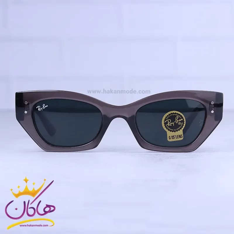 عینک آفتابی ری بن فریم شفاف گربه ای RB 4430/4