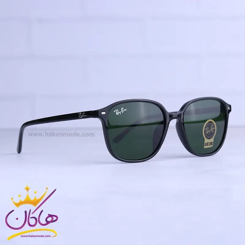 عینک آفتابی ری بن فریم مشکی شیشه سبز RB 2193/2 — تصویر ۴