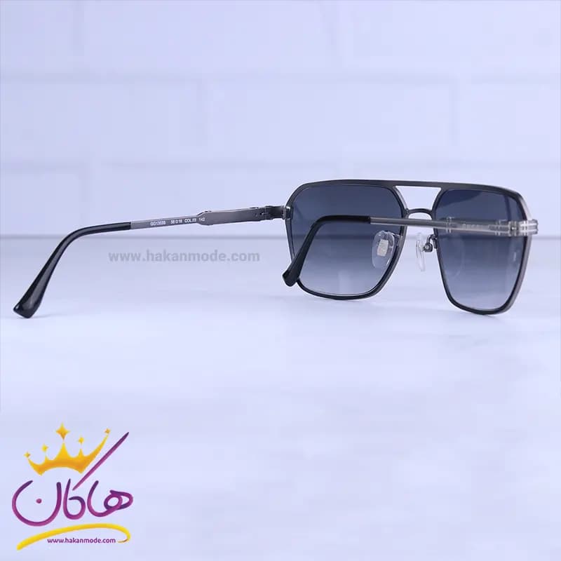 عینک آفتابی گوچی مردانه فریم دودی فلزی GG 1353/3 — تصویر ۳