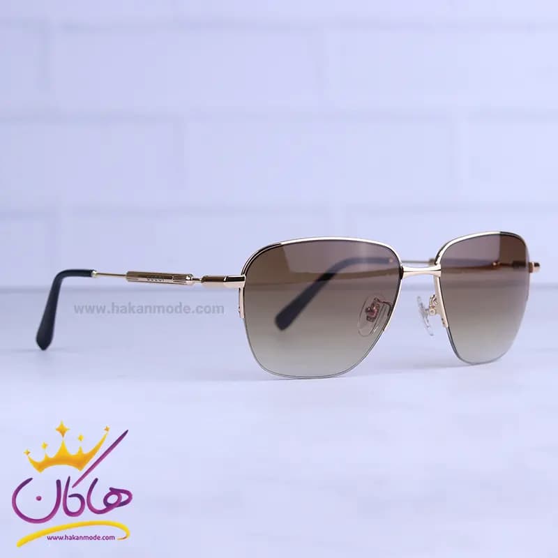 عینک آفتابی گوچی مردانه فریم خلبانی طلایی GG 1248/1 — تصویر ۴