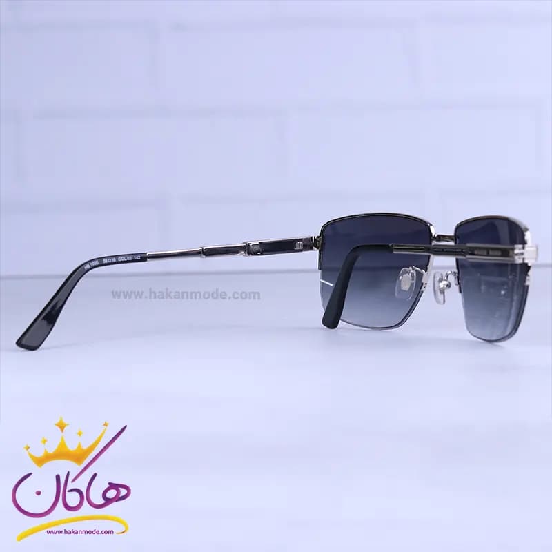 عینک آفتابی هوگو باس مردانه نیم فریم فلزی HB 1095/2 — تصویر ۳