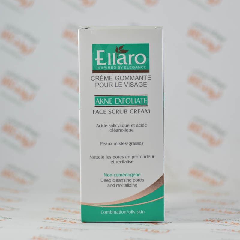 کرم اسکراب پوست الارو Ellaro مدل AKNE EXFOLIATE — تصویر ۲