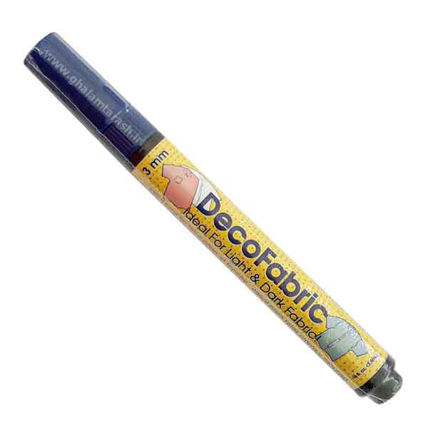 ماژیک پارچه آبی کاربنی ماروی یوشیدا (مدل DecoFabric)