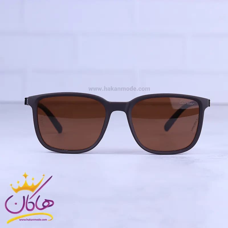 عینک آفتابی مردانه کارتیر قهوه ای پلاریزه P3302/3
