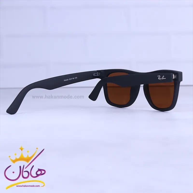 عینک آفتابی مردانه ری بن شیشه قهوه ای پلاریزه P4440/3 — تصویر ۳