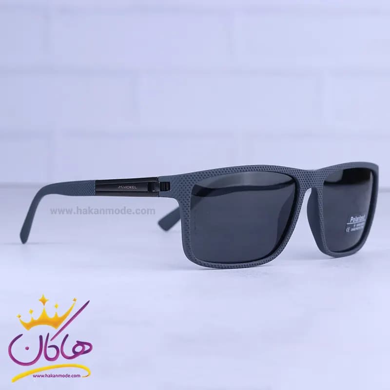 عینک آفتابی مورل مردانه پلاریزه طوسی D2428P/6 — تصویر ۴