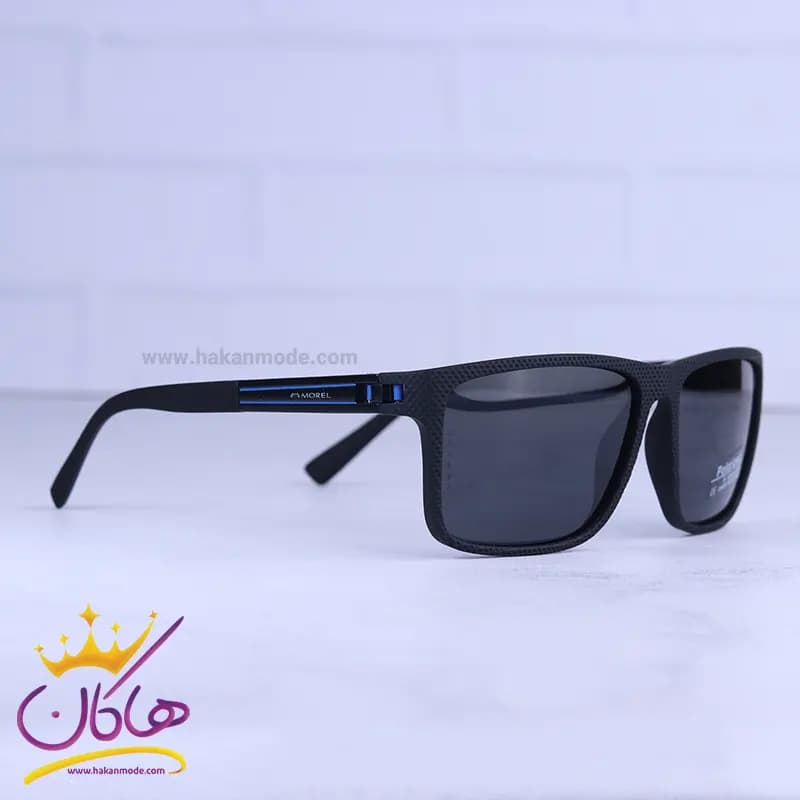 عینک آفتابی مردانه مورل پلاریزه فریم مشکی D2428P/2 — تصویر ۴