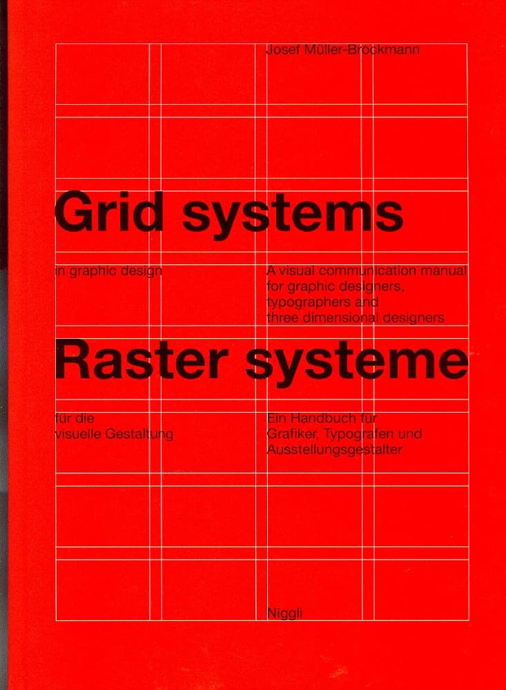 کتاب سیستم های شبکه ای در طراحی گرافیک (Grid Systems in Graphic Design) نسخه انگلیسی PDF | جوزف مولر-بروکمن